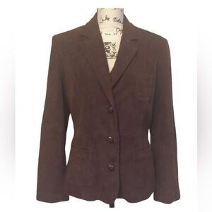 Lilly Pulitzer Blazer Jacket100% Lambs Suede Leather